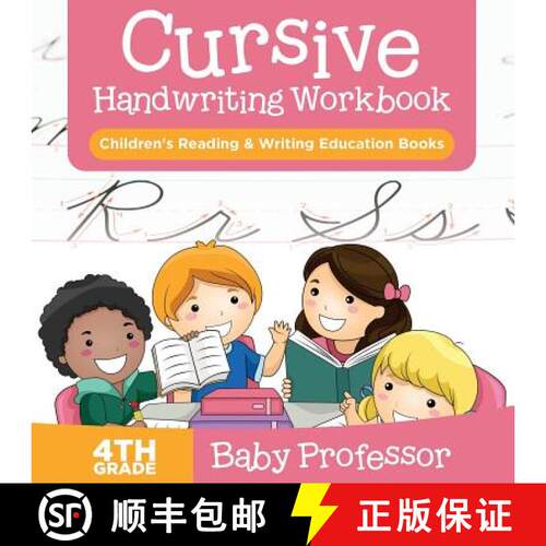 【3-4周达】Cursive Handwriting Workbook 4th Grade : Children's Reading & Writing Education Books [9781683263906]