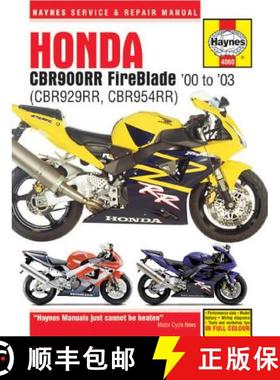 【3-4周达】Honda Cbr900rr Fireblade '00 - '03: (Cbr929rr, Cbr954rr) [9780857338907]
