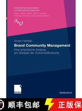【3-4周达】Brand Community Management : Eine empirische Analyse am Beispiel der Automobilbranche [9783834918932]