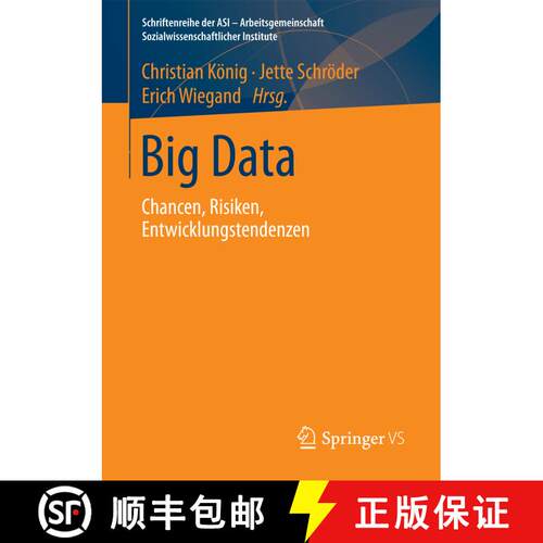 【3-4周达】Big Data : Chancen, Risiken, Entwicklungstendenzen (1. Aufl. 2018) [9783658200824]
