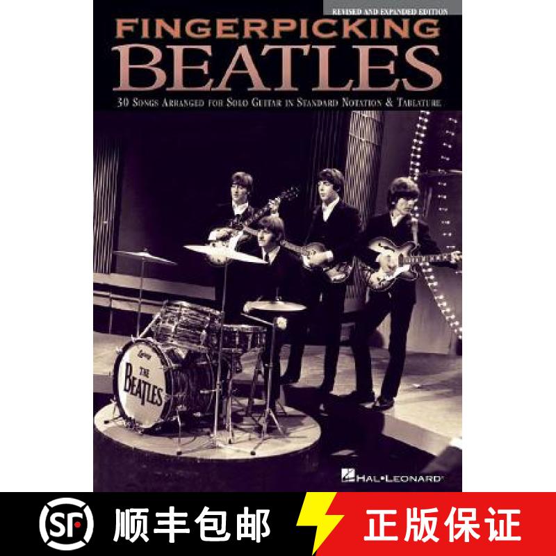 预订 Fingerpicking Beatles: 30 Songs Arranged for Solo Guitar in Standard Notation & Tablature [9780793570515]