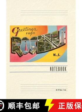 预订 Vintage Lined Notebook Greetings from Roselle, New Jersey [9798385435180]