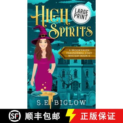 【3-4周达】High Spirits: A Large Print Spooky Small Town Mystery [9781955988636]
