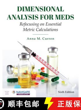 【3-4周达】Dimensional Analysis for Meds: Refocusing on Essential Metric Calculations: Refocusing on ... [9781284248623]