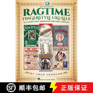 4周达 Ukulele Fingerstyle Classic Solo Online for Ragtime Arranged Rags 9781495086960 Audio