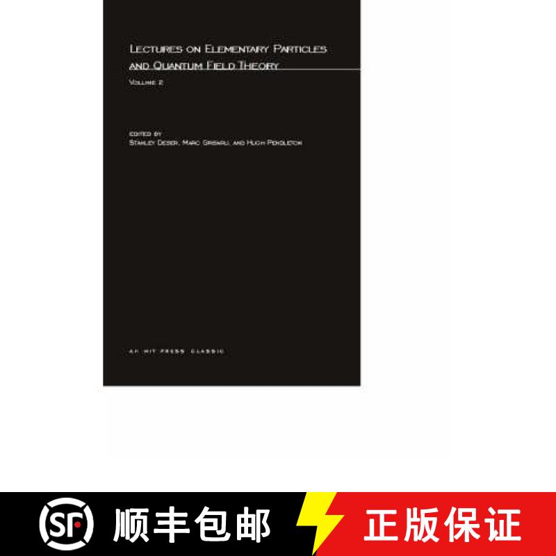 【3-4周达】Lectures on Elementary Particles and Quantum Field Theory, Volume 2: 1970 Brandeis Univers... [9780262540155]