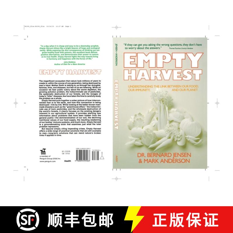 【2-3周达】Empty Harvest: Understanding the Link Between Our Food, Our Immunity, and Our Planet [9780895295583]