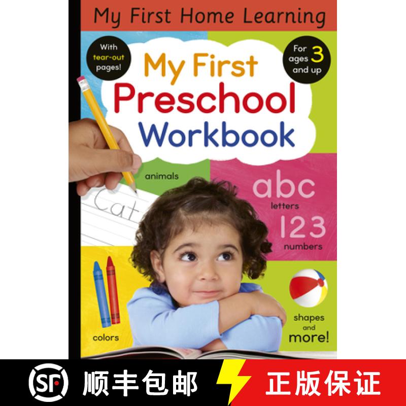 【3-4周达】My First Preschool Workbook: Animals, Colors, Letters, Numbers, Shapes, and More! [9781664340329]