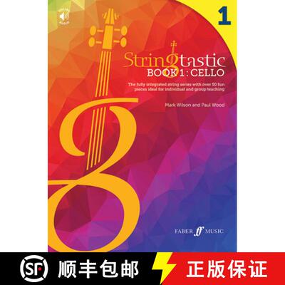 【3-4周达】Stringtastic Book 1 -- Cello: The Fully Integrated String Series with Over 50 Fun Pieces I... [9780571542574]