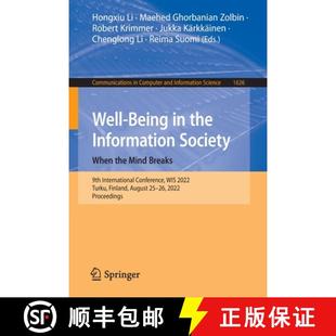 9th 4周达 Being Information Breaks International Mind Well When Society 9783031148316 Conference... the