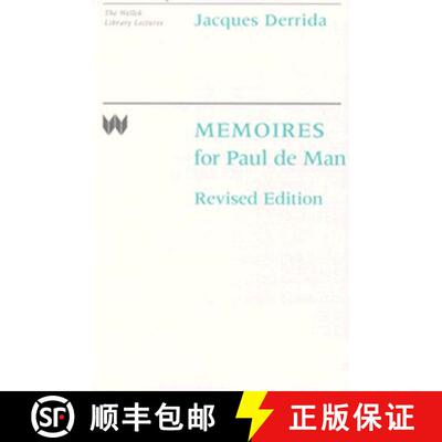 【3-4周达】Memoires for Paul De Man (Paper) (revised edition) [9780231062336]