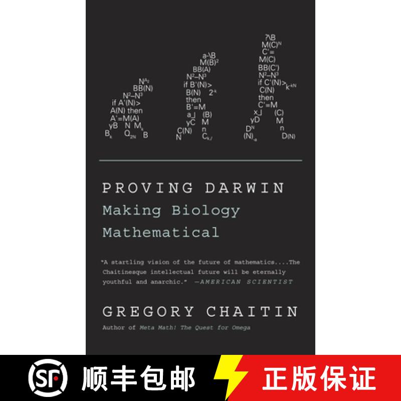 【2-3周达】Proving Darwin: Making Biology Mathematical [9781400077984]