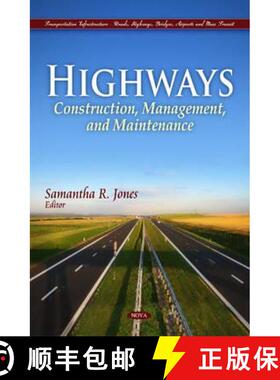 【3-4周达】Highways: Construction, Management, and Maintenance [9781617288623]