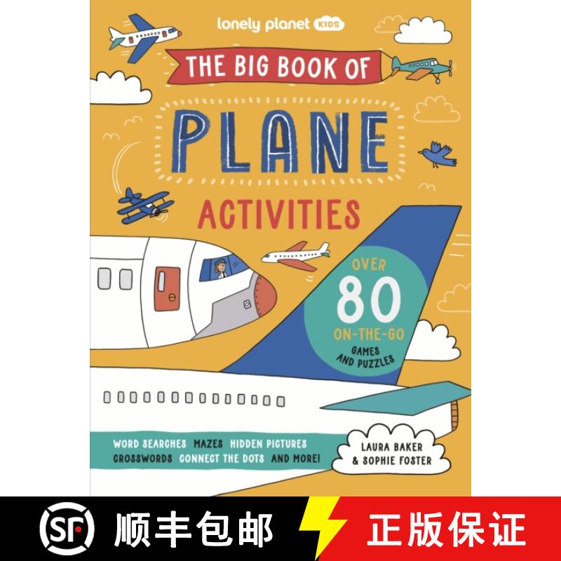 【3-4周达】Lonely Planet Kids The Big Book of Plane Activities: Over 80 On-the-Go Games and Puzzles [9781837582952]
