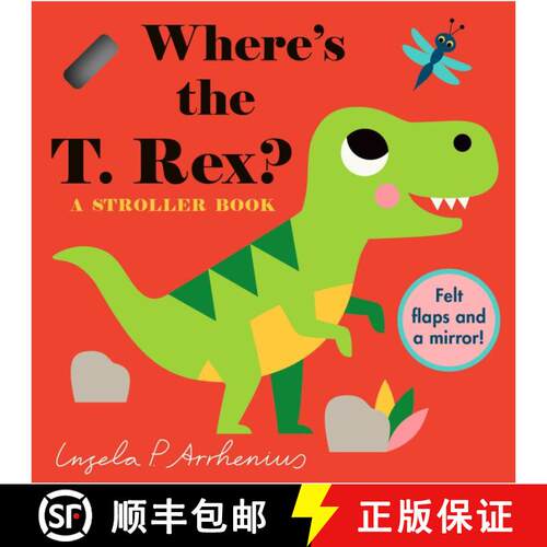 【3-4周达】Where's the T. Rex?: A Stroller Book [9781536247770]
