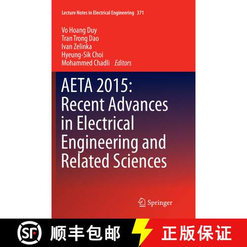 【3-4周达】AETA 2015: Recent Advances in Electrical Engineering and Related Sciences: Recent Advances... [9783319801001]