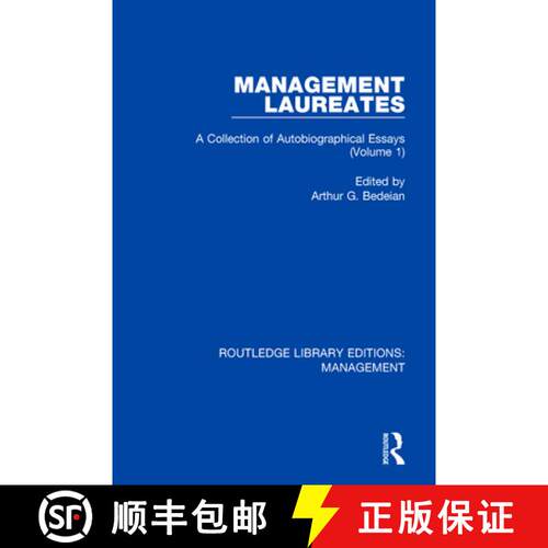 【3-4周达】Management Laureates: A Collection of Autobiographical Essays (Volume 1) [9780815356691]
