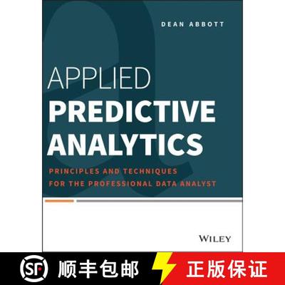 【3-4周达】Applied Predictive Analytics:  Principles And Techniques For The Professional Data Analyst... [9781118727966]