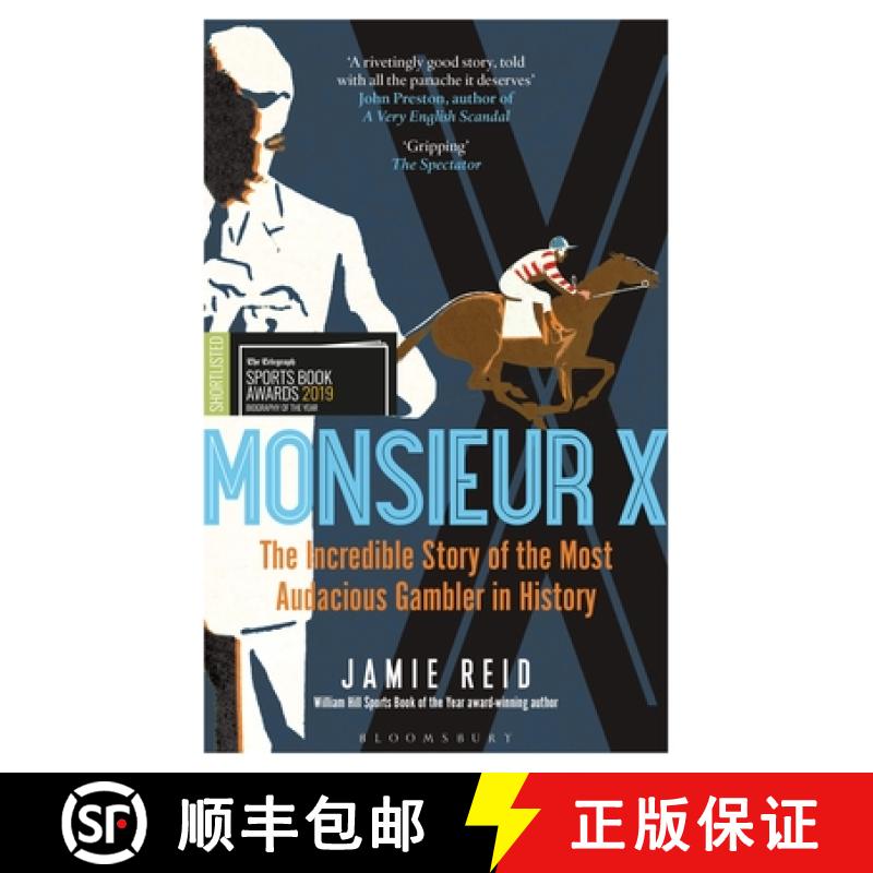【2-3周达】Monsieur X: The incredible story of the most audacious gambler in history [9781472942302]
