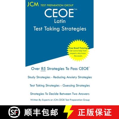预订 CEOE Latin - Test Taking Strategies: CEOE 123 Exam - Free Online Tutoring - New 2020 Edition - T... [9781647686215]