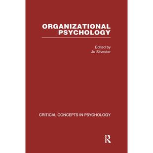 Critical Concepts Vols Organizational 4周达 Psychology 9780415400084