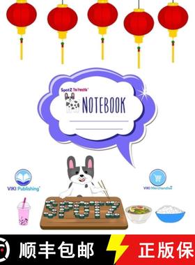 【3-4周达】SpotZ the Frenchie(R) BRANDED RULED COMPOSITION NOTEBOOK: 120 pages - 8″x10″ -... [9781950263271]