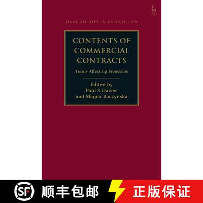 【3-4周达】Contents of Commercial Contracts: Terms Affecting Freedoms [9781509930494]