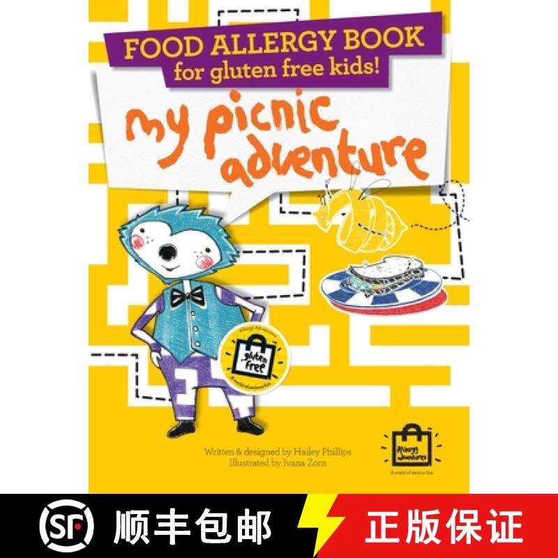 【3-4周达】Food Allergy Book for Gluten Free Kids!: My Picnic Adventure - Children's Allergy Adventur... [9781909710108]