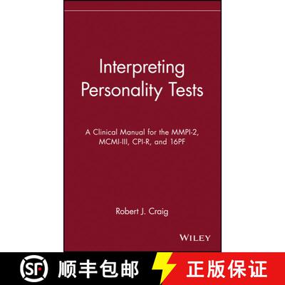 【3-4周达】Interpreting Personality Tests: A Clinical Manual For The Mmpi-2, Mcmi-Iii, Cpi-R, And 16P... [9780471348184]