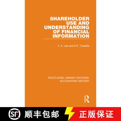 【3-4周达】Shareholder Use and Understanding of Financial Information [9780367517939]