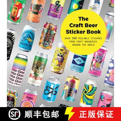 【3-4周达】The Craft Beer Sticker Book : 300 Peelable Stickers From Craft Breweries Around The World [9781739750947]