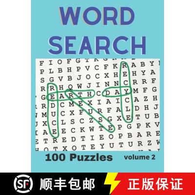 【3-4周达】Word Search Puzzle Book: A fun and entertaining way to stimulate your brain or just pass t... [9798416497972]