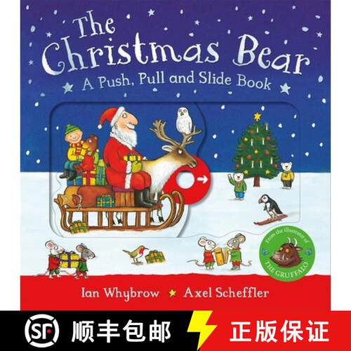 【3-4周达】The Christmas Bear: A Push, Pull and Slide Book [9781035048038]