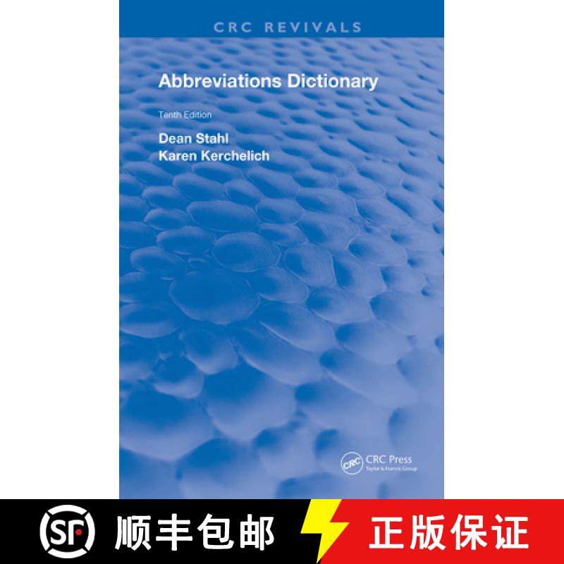 【3-4周达】ABBREVIATIONS DICT 10TH ED (2001) R [9780367199494]