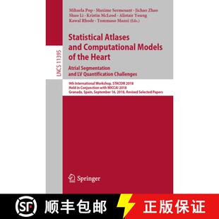 Segmentation 4周达 and Atlases Models Atrial Heart. Statistical the 9783030120283 Quan... Computational