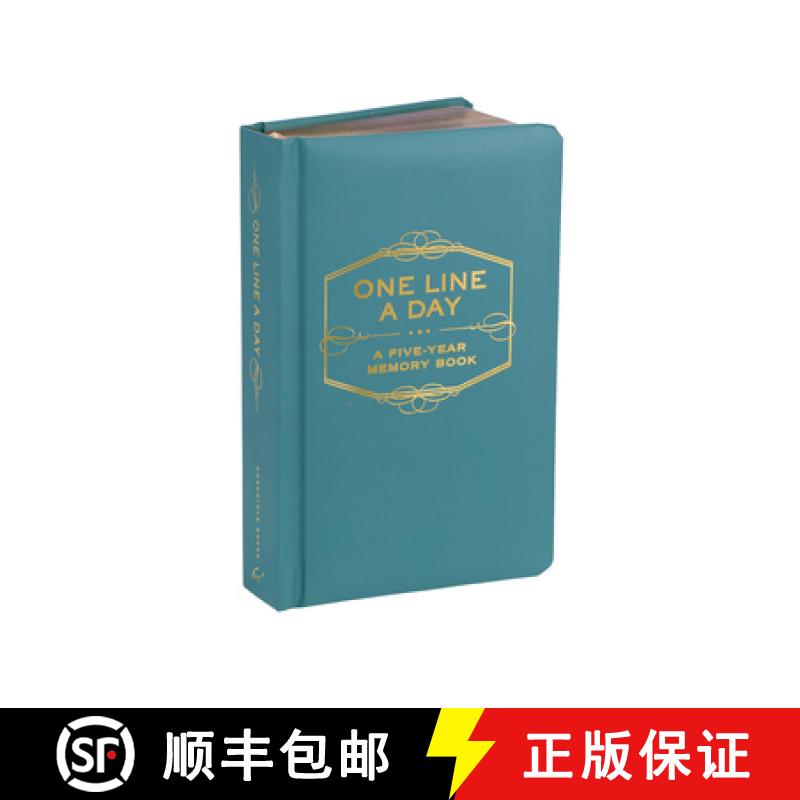 现货 每日一行：五年日记本 One Line A Day: A Five-Year Memory Book: (5 Year Journal, Daily Journal, Ye... [9780811870191]