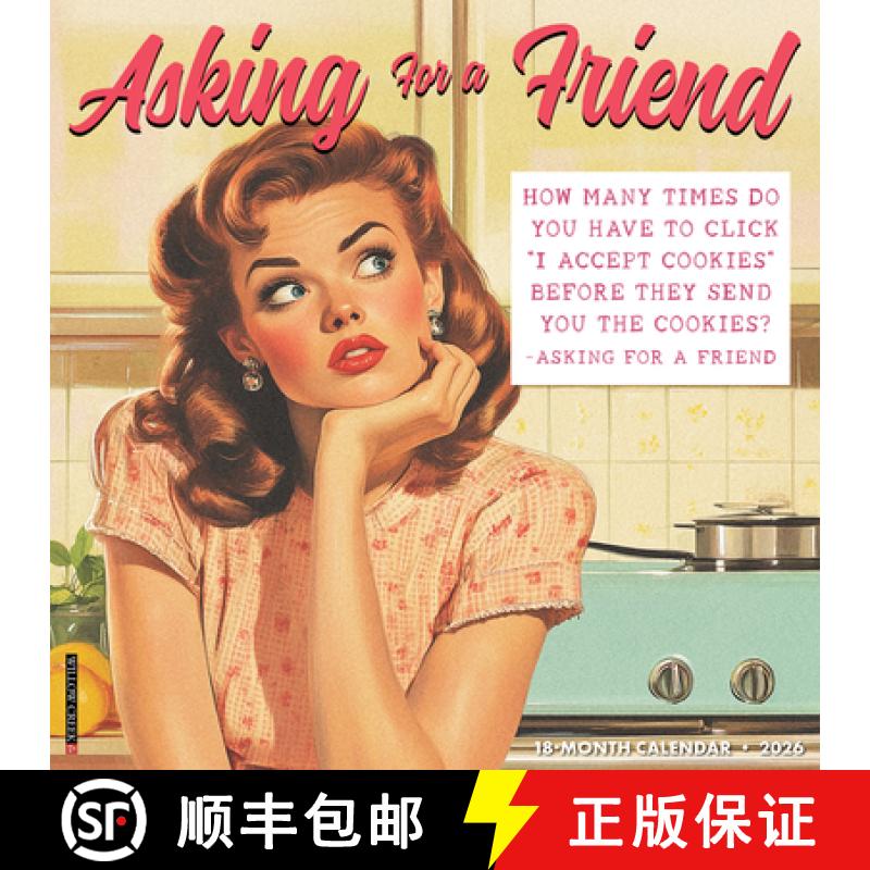 【3-4周达】Asking for a Friend 2026 12 X 12 Wall Calendar [9781549249938]