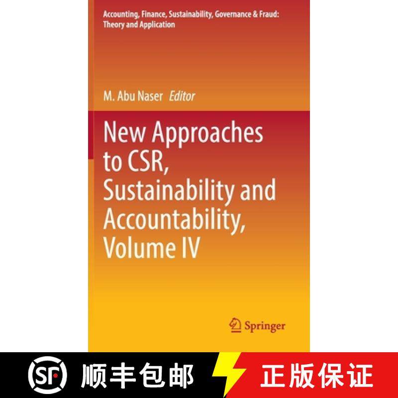 【3-4周达】New Approaches to Csr, Sustainability and Accountability, Volume IV [9789811694981]