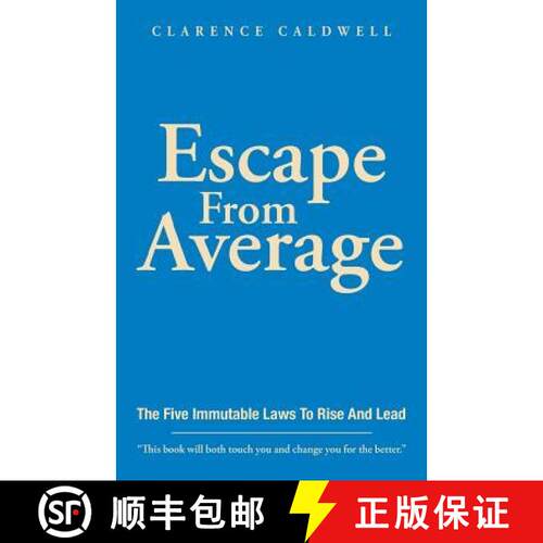 【3-4周达】Escape From Average: The Five Immutable Laws To Rise And Lead [9781504387415]