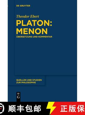 【3-4周达】Platon: Menon: UEbersetzung Und Kommentar [9783110685220]