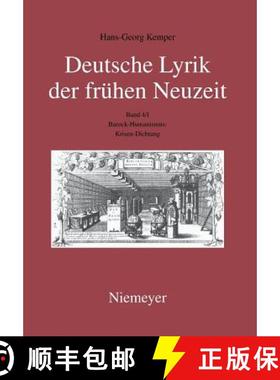 预订 Barock-Humanismus: Krisen-Dichtung [9783484105621]