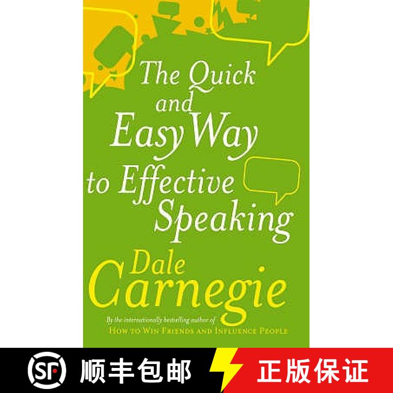 【3-4周达】The Quick And Easy Way To Effective Speaking [9780749305772]