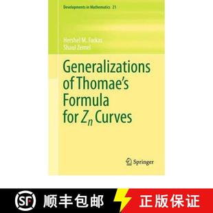 9781441978462 Generalizations Formula Thomae 4周达 Curves for