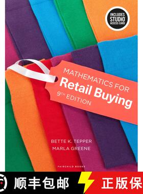 【3-4周达】Mathematics for Retail Buying: Bundle Book + Studio Access Card [With Access Code] [9781501356704]