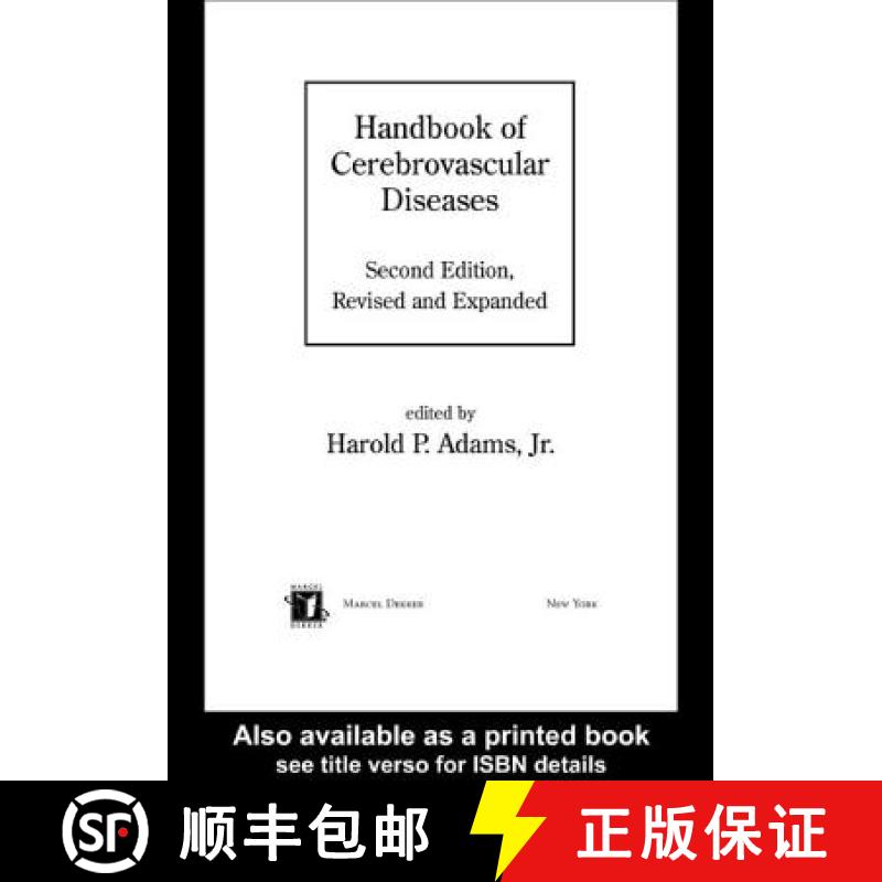 【3-4周达】Handbook of Cerebrovascular Diseases, Revised and Expanded [9780824753900]