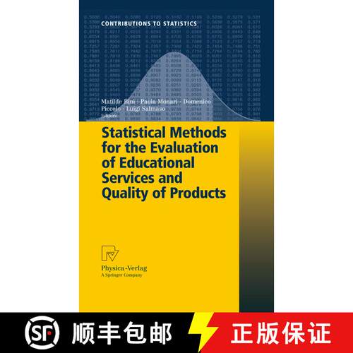 【3-4周达】精装 Statistical Methods for the Evaluation of Educational Services and Quality of Products [9783790823844]