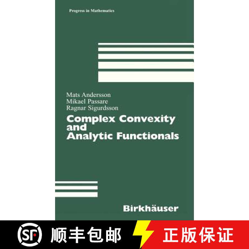 【3-4周达】Complex Convexity and Analytic Functionals [9783764324209]