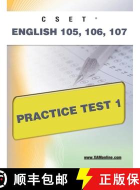 【3-4周达】Cset English 105, 106 Practice Test 1 [9781607871613]