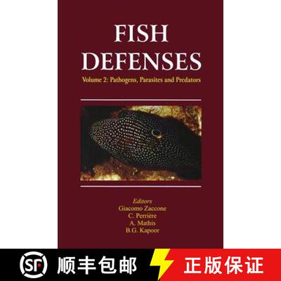 【3-4周达】Fish Defenses, Volume 2: Pathogens, Parasites and Predators [9781578084074]