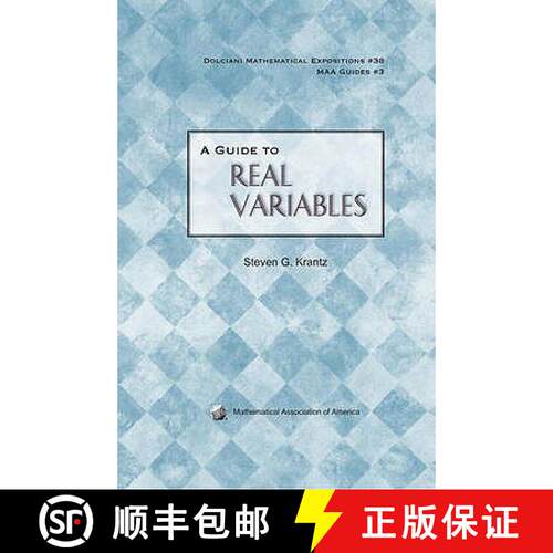 【3-4周达】精装 A Guide to Real Variables [9780883853443]